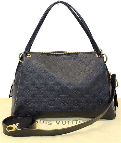 louis vuitton black shiny bag|what is empreinte leather.